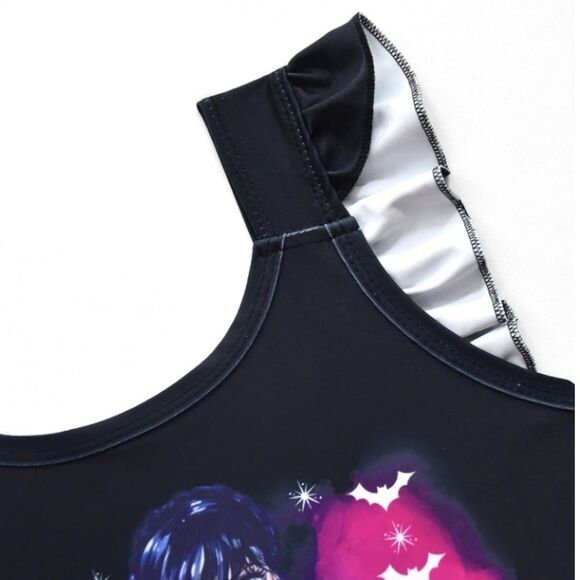 Girls Wednesday One Piece Bathing Suit - Picture 6 of 6